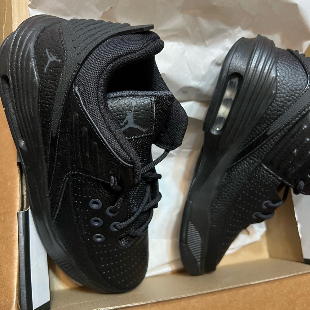 Nike Jordan Kids' All-Black Low-Top Sneakers
